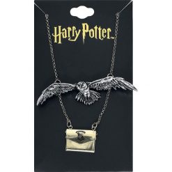 Harry Potter Hedwig und Brief Naszyjnik srebrny. Szare naszyjniki damskie Harry Potter, srebrne. Za 62,90 zł.