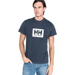 Helly Hansen Tokyo Koszulka Niebieski. Niebieskie podkoszulki męskie Helly Hansen, l, z nadrukiem, z bawełny, z krótkim rękawem. Za 137,95 zł.