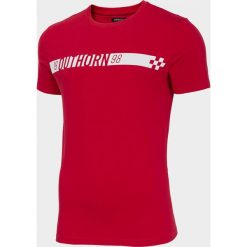 T-shirt męski TSM601 - ciemna czerwień - Outhorn. Czerwone koszulki męskie Outhorn, m. W wyprzedaży za 19,99 zł.