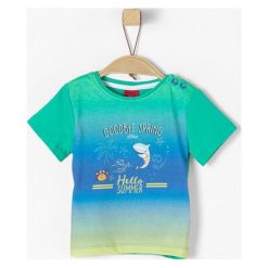 S.Oliver T-Shirt Chłopięcy 80 Wielokolorowy. Szare t-shirty chłopięce marki S.Oliver, z bawełny. Za 55,00 zł.