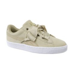 Buty sportowe damskie: Puma Buty damskie Basket Heart Metallic Safari beżowe r. 39 (364083-01)
