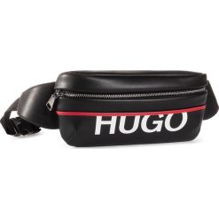 Saszetka nerka HUGO - Kyla Beltbag 50435109 002. Czarne torby męskie skórzane HUGO, bez wzorów, ze skóry ekologicznej, młodzieżowe. Za 749,00 zł.