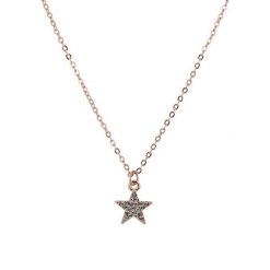 Naszyjniki damskie: SNÖ of Sweden STAR Naszyjnik rose/clear