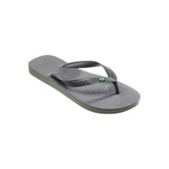 Japonki Brasil. Szare japonki męskie marki Havaianas, z gumy. Za 89,99 zł.