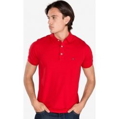 Tommy Hilfiger Polo Koszulka Czerwony. Czerwone koszulki polo męskie TOMMY HILFIGER, s, bez wzorów, z bawełny, bez rękawów. Za 326,95 zł.