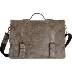 Skórzana teczka na laptopa unisex DAAG JAZZY RISK 165 brązowa - Brązowy. Pomarańczowe aktówki męskie daag, bez wzorów, ze skóry. Za 459,99 zł.