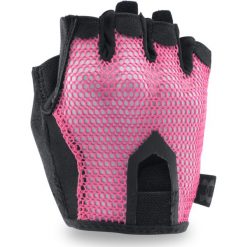 Under Armour Resistor Training Rękawiczki Czarny Różowy. Różowe rękawiczki damskie Under Armour, bez wzorów, z elastanu. Za 119,95 zł.