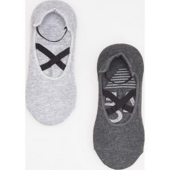 Kapcie damskie: 2 pack balerinek – Jasny szar