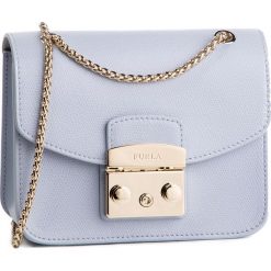 Torebka FURLA - Metropolis 1012404 B BVP4 ARE Violetta f. Niebieskie torebki klasyczne damskie marki Furla, bez wzorów, ze skóry, eleganckie, bez dodatków. Za 1195,00 zł.
