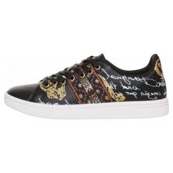 Desigual Tenisówki Damskie Cosmic Exotic 41 Czarne. Czarne tenisówki damskie marki Desigual, w kolorowe wzory, z materiału. Za 349,00 zł.