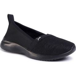 Tenisówki PUMA - Adelina 369621 06 Puma Black/Puma Black/White. Czarne półbuty damskie Puma, bez wzorów, z gumy, bez zapięcia. Za 219,99 zł.