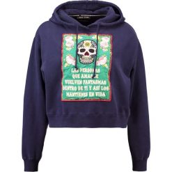 Bluzy damskie: Each x Other EMBROIDERED HOODIE Bluza z kapturem navy