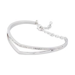 Bransoletki damskie: Pozłacana bransoletka z kryształami Swarovski