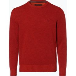 Marc O'Polo - Sweter męski, czerwony. Czerwone swetry męskie Marc O'Polo, m, bez wzorów, z bawełny, polo, bez kaptura. Za 349,95 zł.