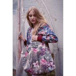 Torba Fio Shopper-Garden. Szare shopper bag damskie Pakamera, z bawełny, na ramię, duże. Za 200,00 zł.
