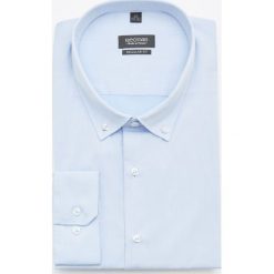 Koszula versone 2791 długi rękaw custom fit niebieski. Niebieskie koszule męskie Recman, m, bez wzorów, bez kołnierzyka, z długim rękawem. Za 159,00 zł.
