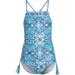Stroje jednoczęściowe dziewczęce: Seafolly HIGH NECK TANK Kostium kąpielowy light blue