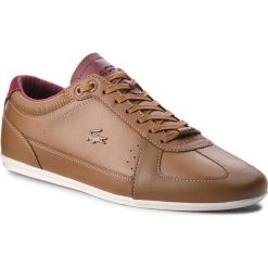 Sneakersy LACOSTE - Evara 318 2 Cam 7-36CAM0024BR1 Brw/Dk Red. Pomarańczowe sneakersy męskie Lacoste, bez zapięcia. W wyprzedaży za 359,00 zł.