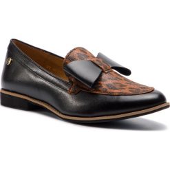 Lordsy MACIEJKA - 04099-29/00-5 Czarny Pantera. Pomarańczowe półbuty damskie marki Maciejka, ze skóry, bez obcasa, na obcasie. Za 239,00 zł.