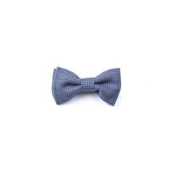 Muchy męskie: MUCHA GOTOWA WEŁNIANA VIOLET PLAID