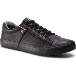Tenisówki BIG STAR - GG174029 Black. Czarne półbuty męskie BIG STAR, bez wzorów, z gumy, klasyczne, bez zapięcia. Za 139,00 zł.