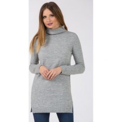Dłuższy sweter z półgolfem. Szare swetry klasyczne damskie Monnari, na jesień. Za 83,58 zł.