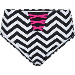 Bikini: Figi bikini bonprix czarno-biały