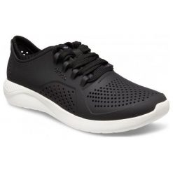 Crocs Tenisówki Literidepacer W Black, 36,5. Czarne buty sportowe damskie Crocs, bez wzorów, z materiału, bez zapięcia. W wyprzedaży za 149,00 zł.