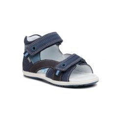 LASOCKI KIDS CI12-2973-01 Granatowy. Niebieskie sandały chłopięce Lasocki Kids, ze skóry, bez zapięcia. Za 99,99 zł.