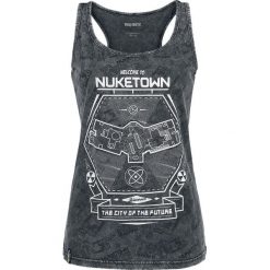 Topy damskie: Call Of Duty Welcome to Nuketown Top damski ciemnoszary