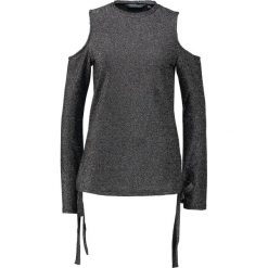 Bluzki asymetryczne: Dorothy Perkins Tall LONG SLEEVE COLD Bluzka z długim rękawem silver