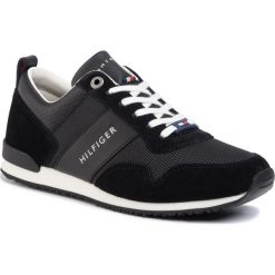 Sneakersy TOMMY HILFIGER - Iconic Material Mix Runner FM0FM02273 Black 990. Czarne sneakersy męskie TOMMY HILFIGER, bez zapięcia. W wyprzedaży za 359,00 zł.