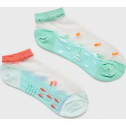 Answear - Skarpetki (2 pack). Szare skarpetki damskie ANSWEAR, bez wzorów, z elastanu. Za 29,90 zł.