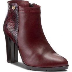 Botki BALDACCINI - 973000-L Bordo/Ł+Ali/Bordo. Czarne buty zimowe damskie marki Baldaccini, z materiału, na obcasie. W wyprzedaży za 259,00 zł.