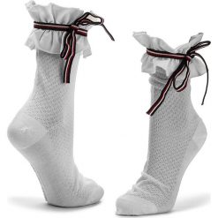 Skarpety Wysokie Damskie TOMMY HILFIGER - 383008001 White 300. Brązowe skarpetki damskie TOMMY HILFIGER, bez wzorów, z bawełny. Za 44,99 zł.