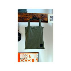 Torba shopper z eko-skóry Khaki. Zielone torby damskie na zakupy marki Sthorm, bez wzorów, ze skóry, bez dodatków. Za 149,00 zł.