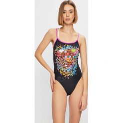 Speedo - Strój kąpielowy. Czarne stroje kąpielowe damskie Speedo, z nadrukiem, z poliesteru. W wyprzedaży za 159,90 zł.
