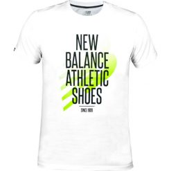 New Balance AMT62646WT. Szare koszulki męskie New Balance, m, bez wzorów, z bawełny, klasyczne, z klasycznym kołnierzykiem, bez rękawów. Za 49,99 zł.