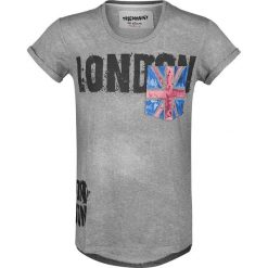 T-shirty męskie z nadrukiem: Trueprodigy Flag Tee T-Shirt ciemnoszary