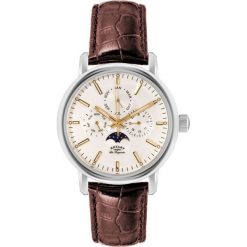 PROMOCJA ZEGAREK ROTARY Greenwich GS90135/32. Białe zegarki męskie marki ROTARY, ze stali. W wyprzedaży za 1250,00 zł.