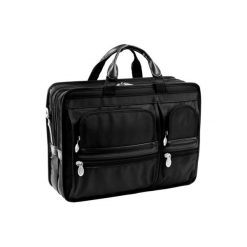 Torba MCKLEIN Hubbard 17 cali Czarny. Czarne torby na laptopa Mcklein, bez wzorów, z nylonu. Za 456,99 zł.