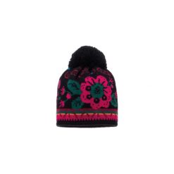 Czapeczki niemowlęce: MaxiMo – MXO Kids Girl – Czapka Kwiatki black