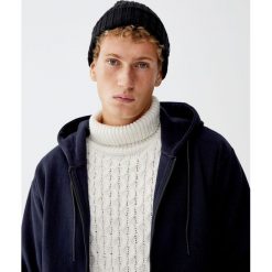 Bluza z piki z kapturem. Zielone bluzy męskie Pull&Bear, m, bez wzorów, z kapturem, bez rękawów, z kapturem. Za 89,90 zł.