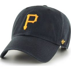 47brand - Czapka Pittsburgh Pirates. Czarne czapki z daszkiem męskie marki 47brand, z bawełny. Za 99,90 zł.