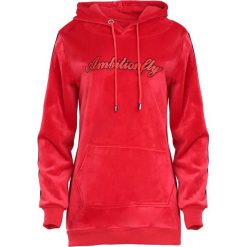 Czerwona Bluza Peace. Czerwone bluzy sportowe damskie Born2be, l. Za 79,99 zł.
