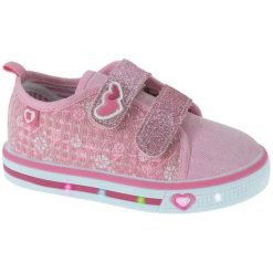 Beppi Tenisówki Dziewczęce Canvas Shoe 23 Różowe. Różowe trampki dziewczęce BEPPI, na lato, bez wzorów, na rzepy. Za 67,00 zł.