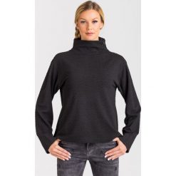 BLUZA EMPORIO ARMANI. Czarne bluzy damskie z materiału. Za 869,40 zł.