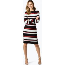 BOSS Casual - Sukienka damska – Dalindi, niebieski. Niebieskie sukienki damskie BOSS Casual, na co dzień, m, w paski, prążkowane, casualowe, bez kołnierzyka, z długim rękawem, długie, proste. Za 549,95 zł.