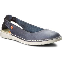 Półbuty SOFTINOS - Torsof P900384000 Navy. Niebieskie półbuty damskie skórzane marki Softinos, na płaskiej podeszwie. W wyprzedaży za 249,00 zł.