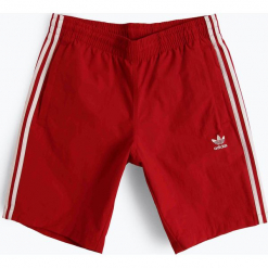 Adidas Originals - Męskie spodenki kąpielowe, czerwony. Czerwone spodenki sportowe męskie adidas Originals, m. Za 179,95 zł.